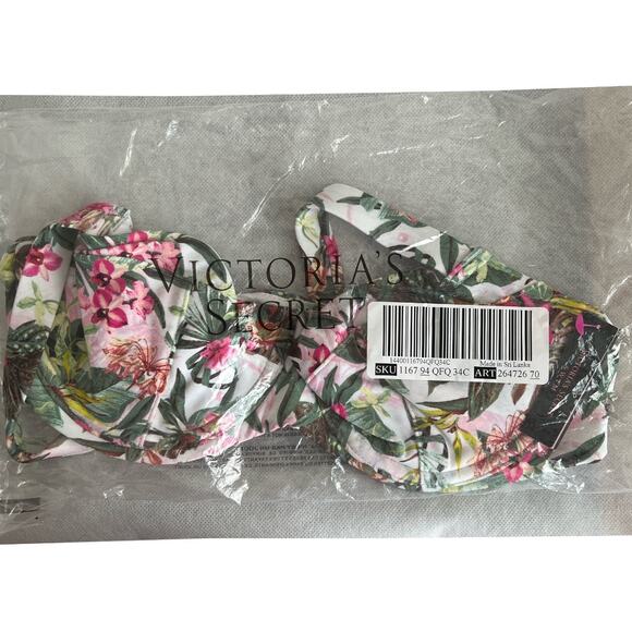 VICTORIA'S SECRET SWIM Essential Wicked Bikini Top, 34C - Picture 4 of 9